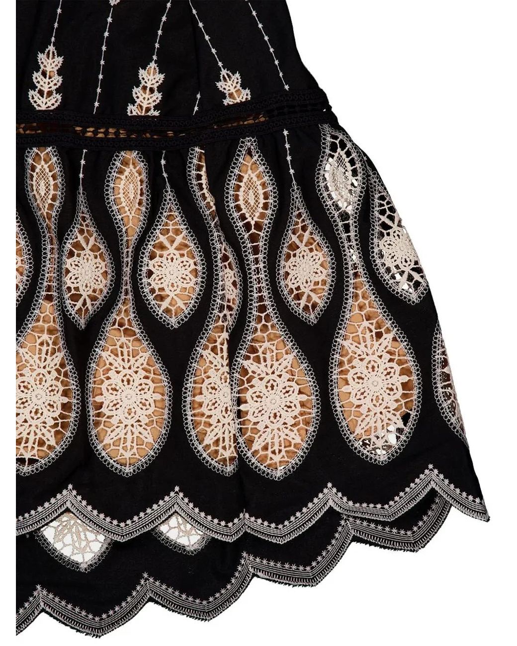 Johanna Ortiz Black Nostalgica Midi Dress