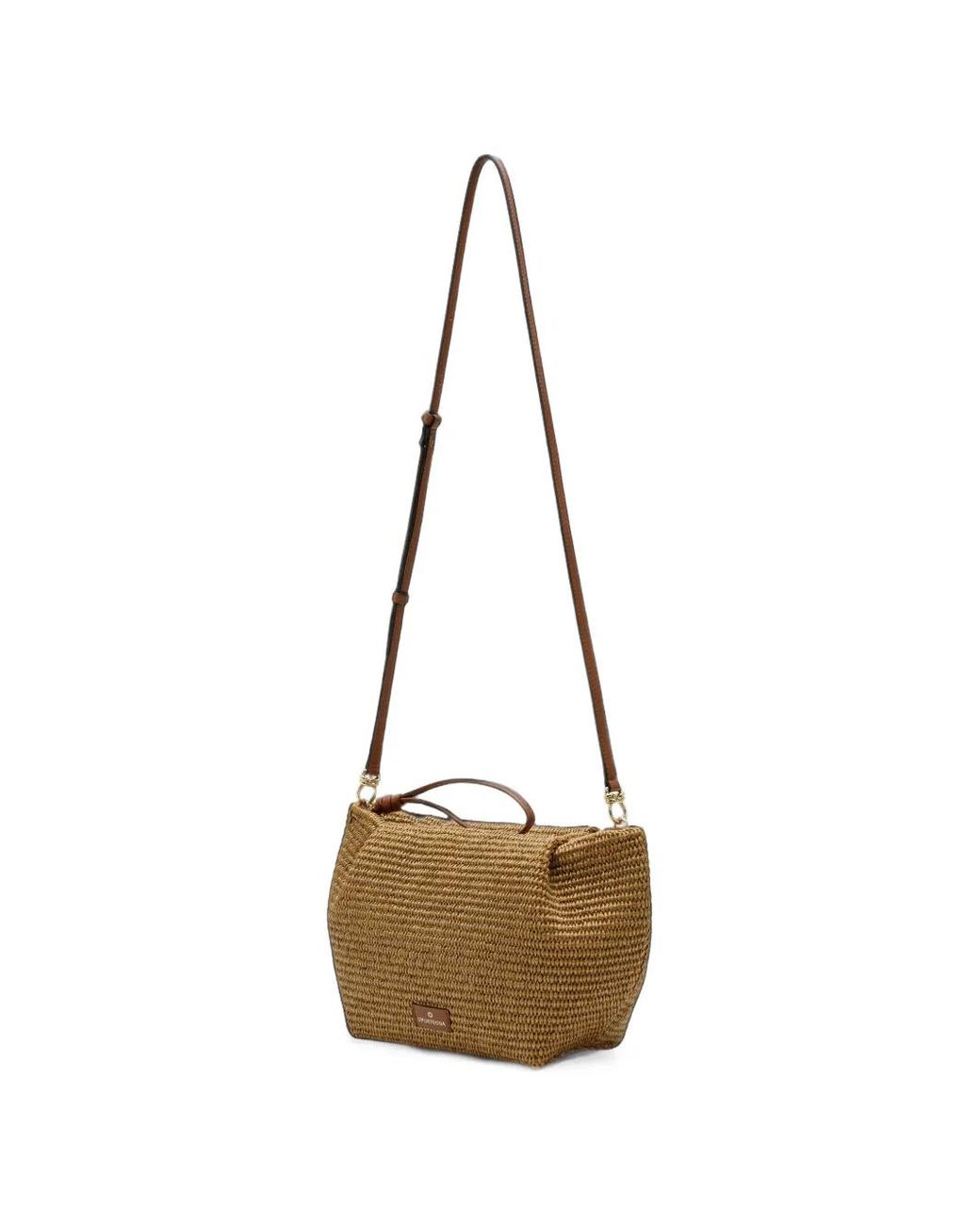 La Portegna Brown Marta Yute Shoulder Bag