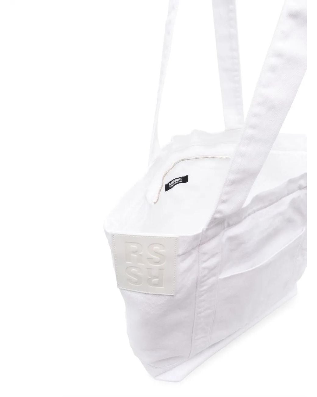 Borsa Tote di Raf Simons in White