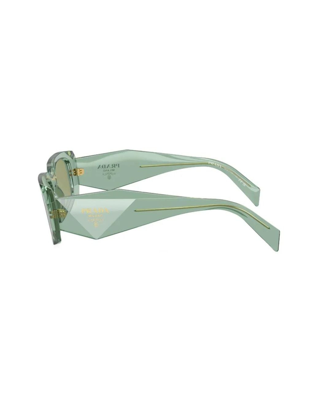 Prada Green Acetate Pr 17Ws Sunglasses
