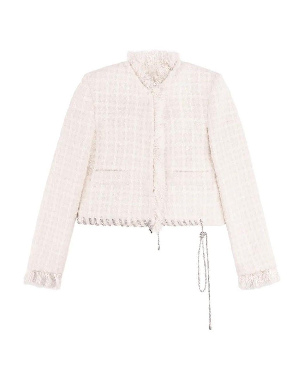 Area Tweed Jack in het White