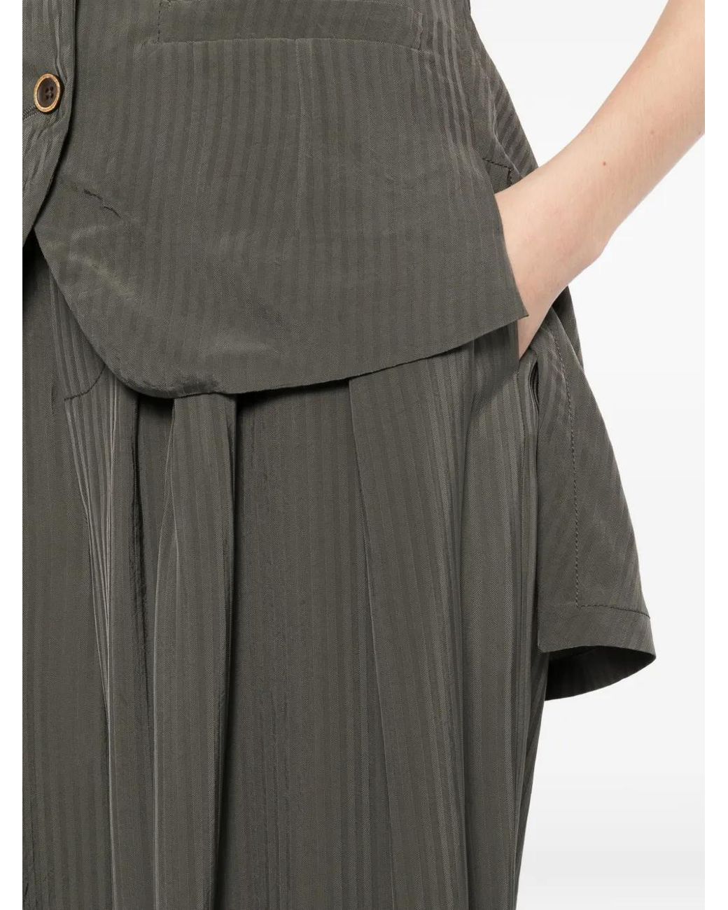 Uma Wang Green Poetic Trousers
