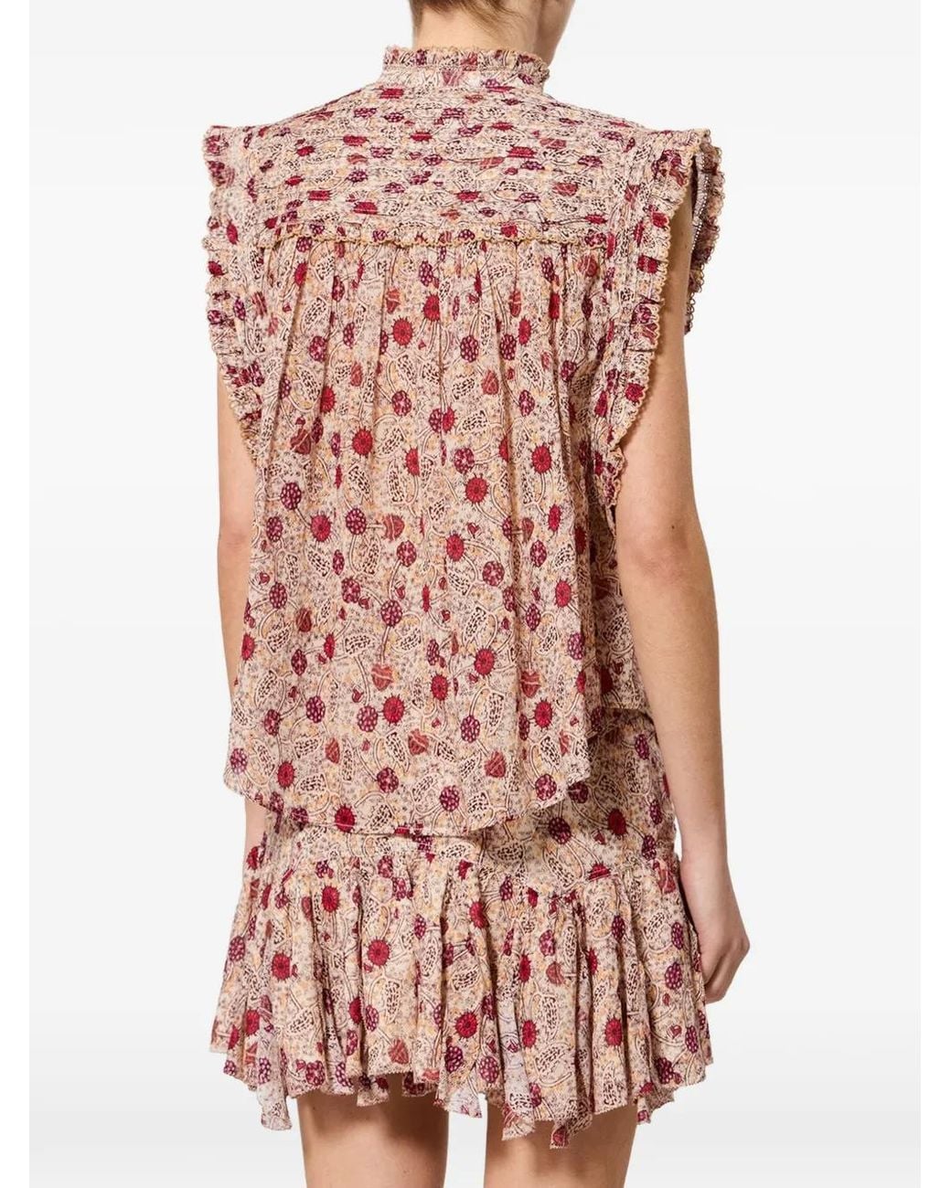 Isabel Marant Pink Dersia Top