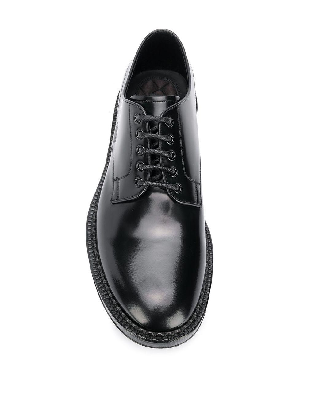 Dolce \u0026 Gabbana Classic Derby Shoes in Black for Men | Lyst