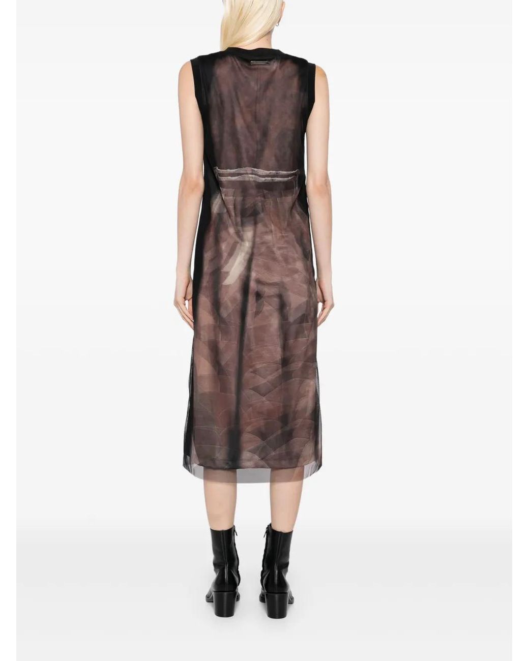 【ANDERSSON BELL】 LENTICULAR MIX-MATCH PRINTED JERSEY DRESS LENTICULAR MIX-MATCH PRINTED JERSEY DRESS atb1311w(BLACK