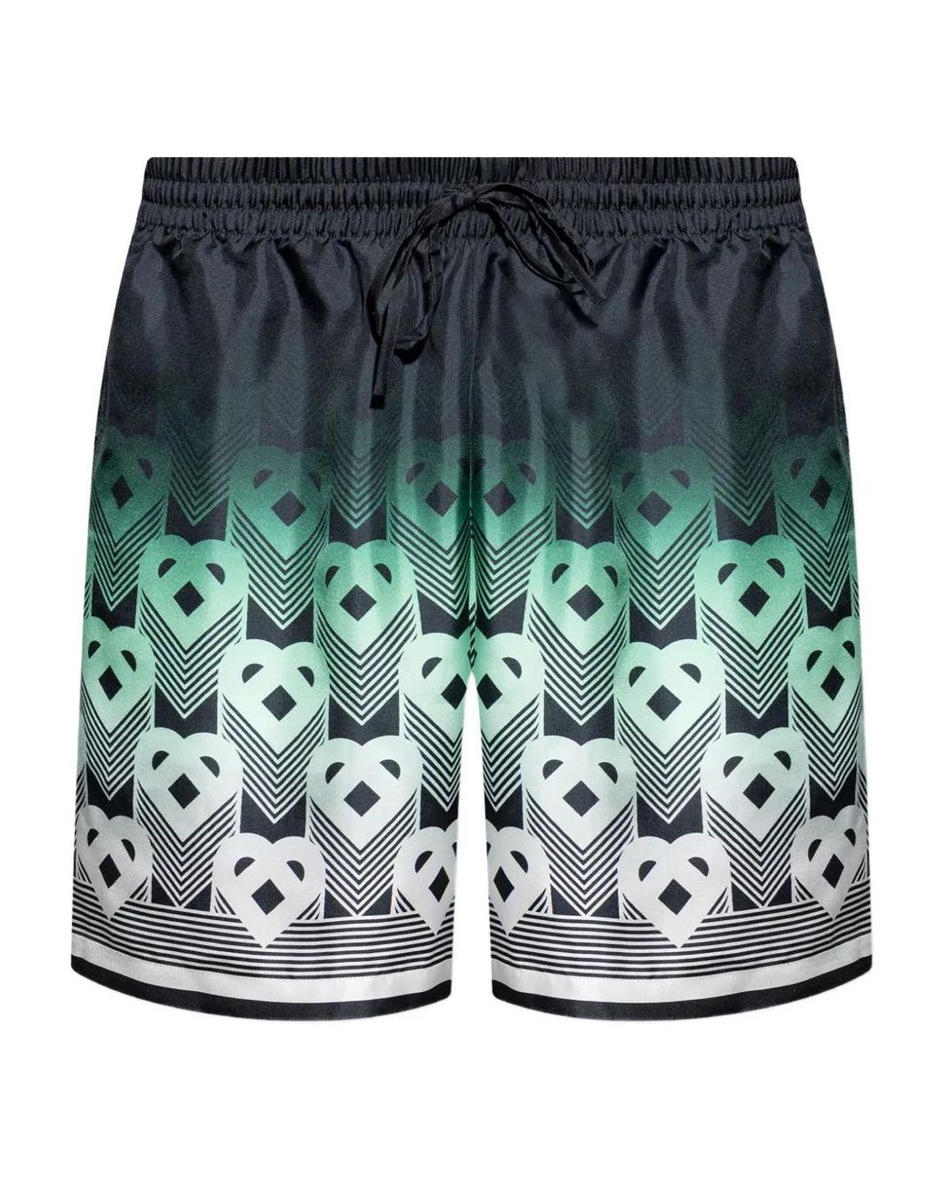Casablanca Green Gradient Monogram Shorts for men