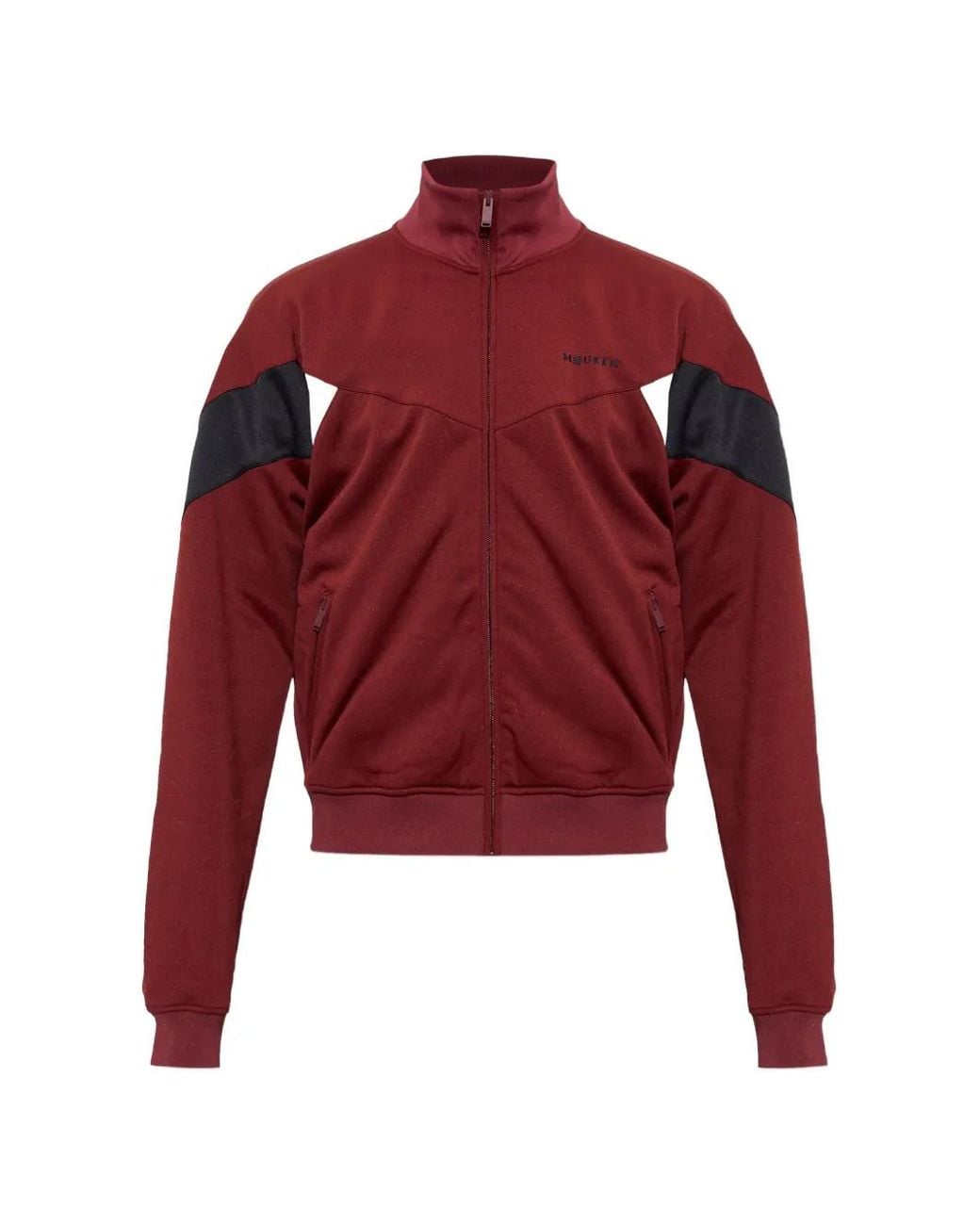 McQueen Colour-Block Embroidered-Logo Sweatshirt for men