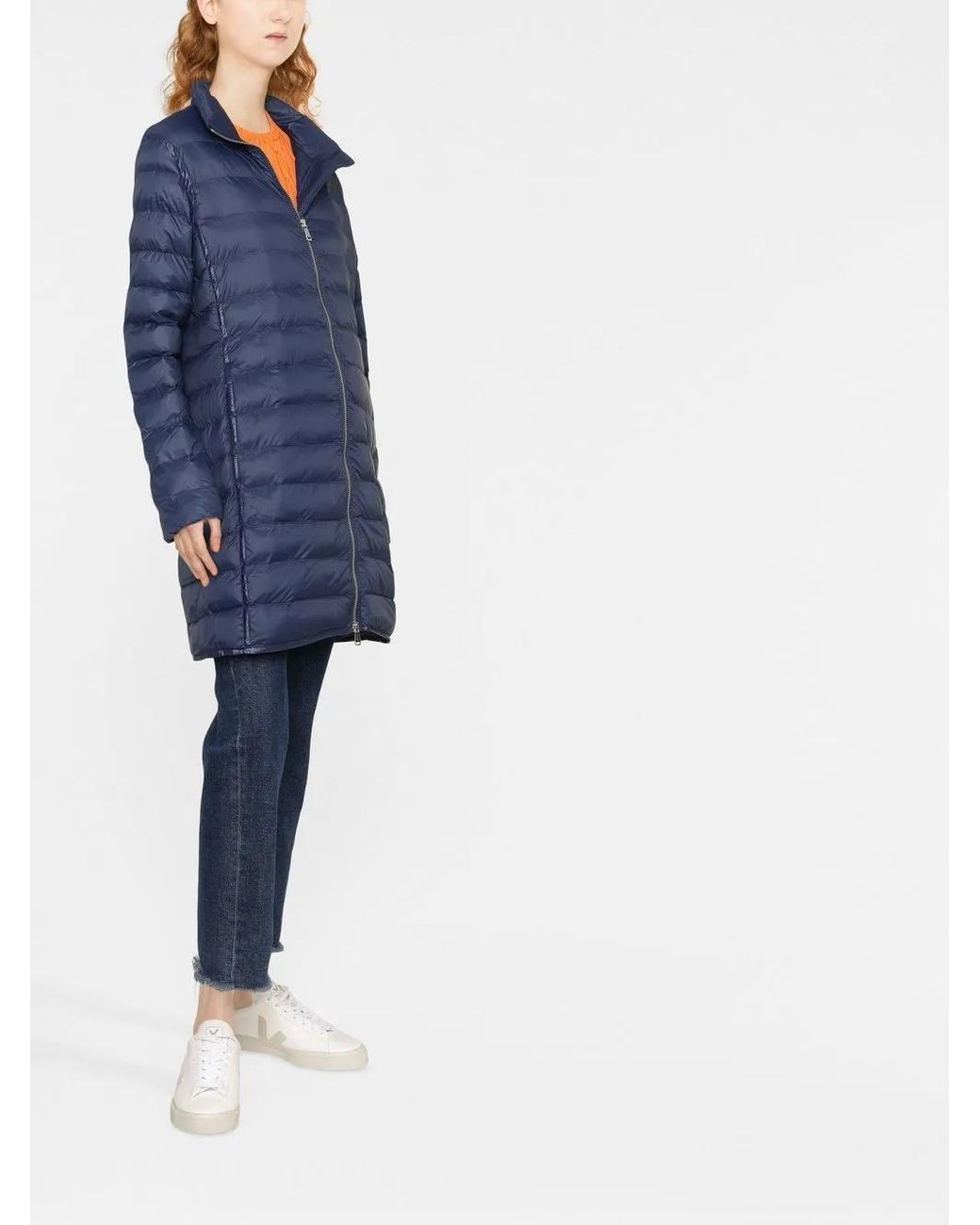 Polo Ralph Lauren Blue Long Padded Coat