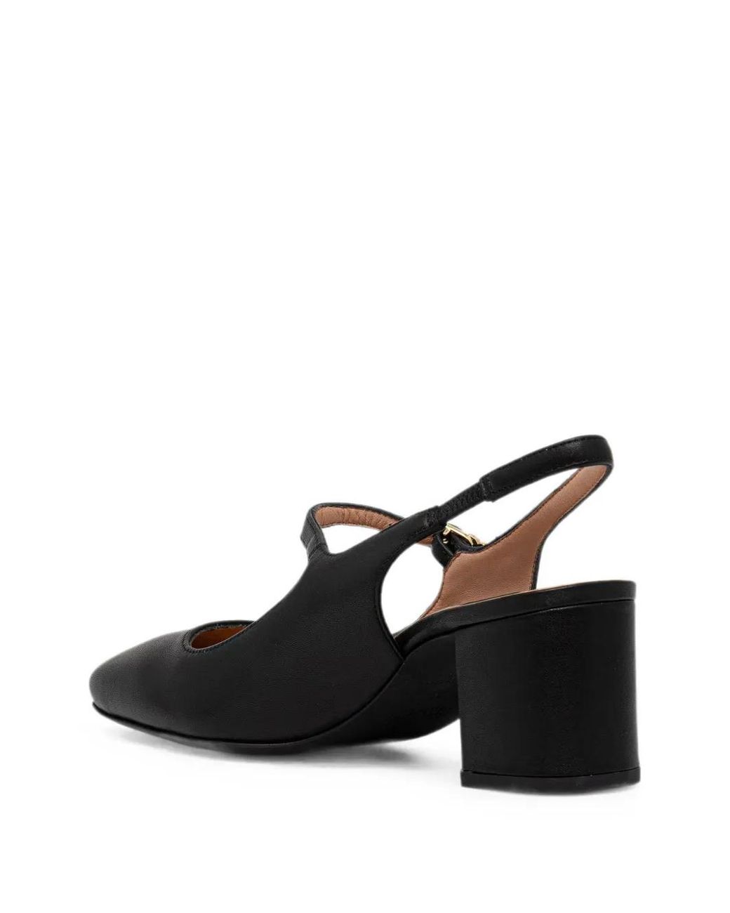 Love Moschino Black Slingback Mary-Jane Pumps