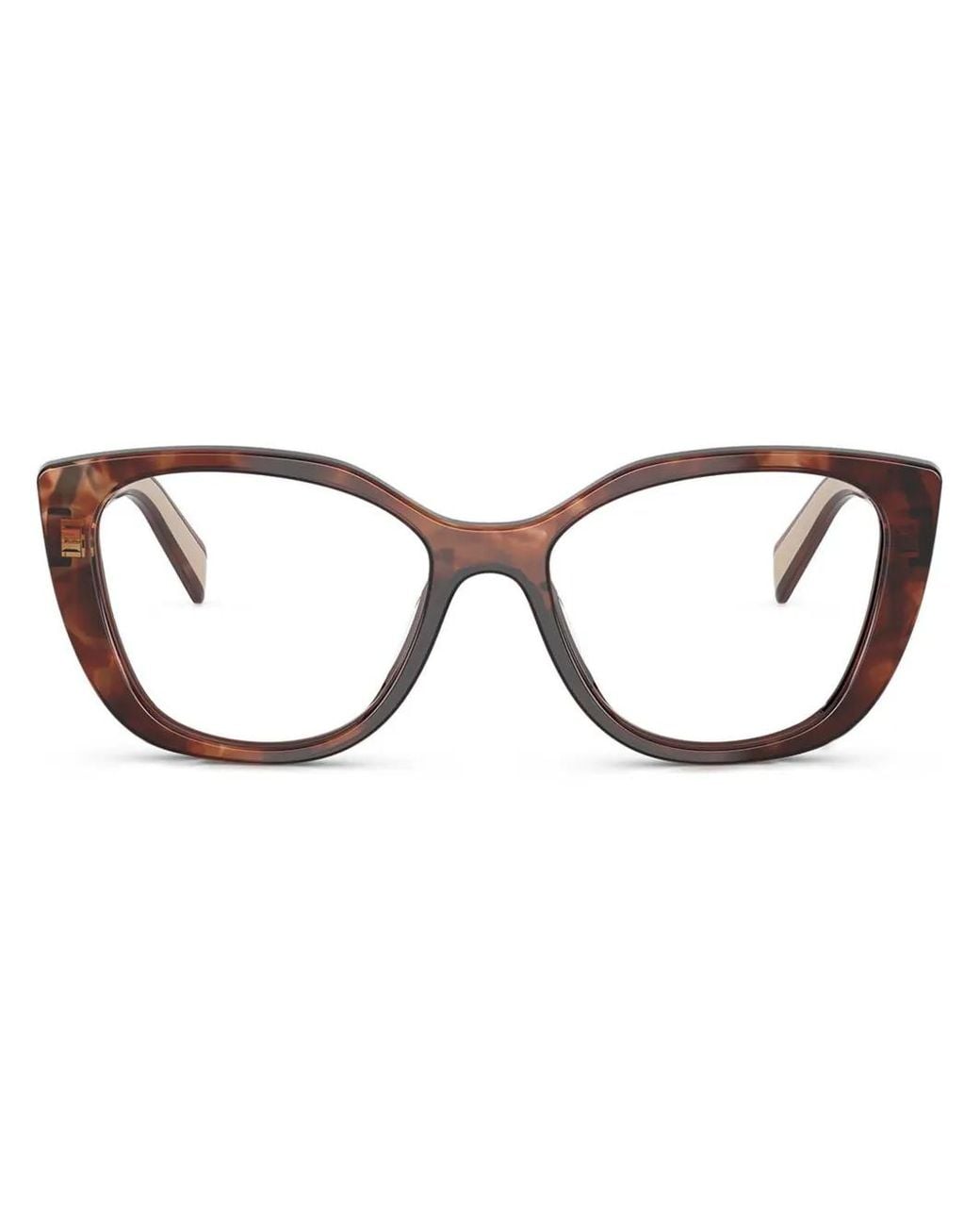Occhiali Geometrici di Prada in Brown