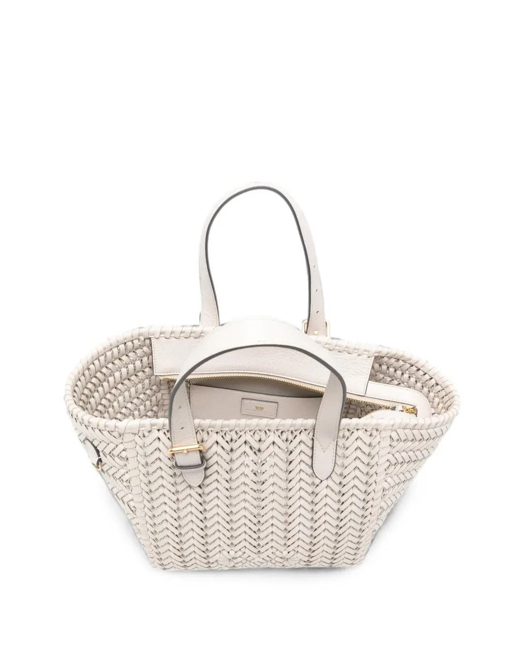 Anya Hindmarch White Small Neeson Tote Bag