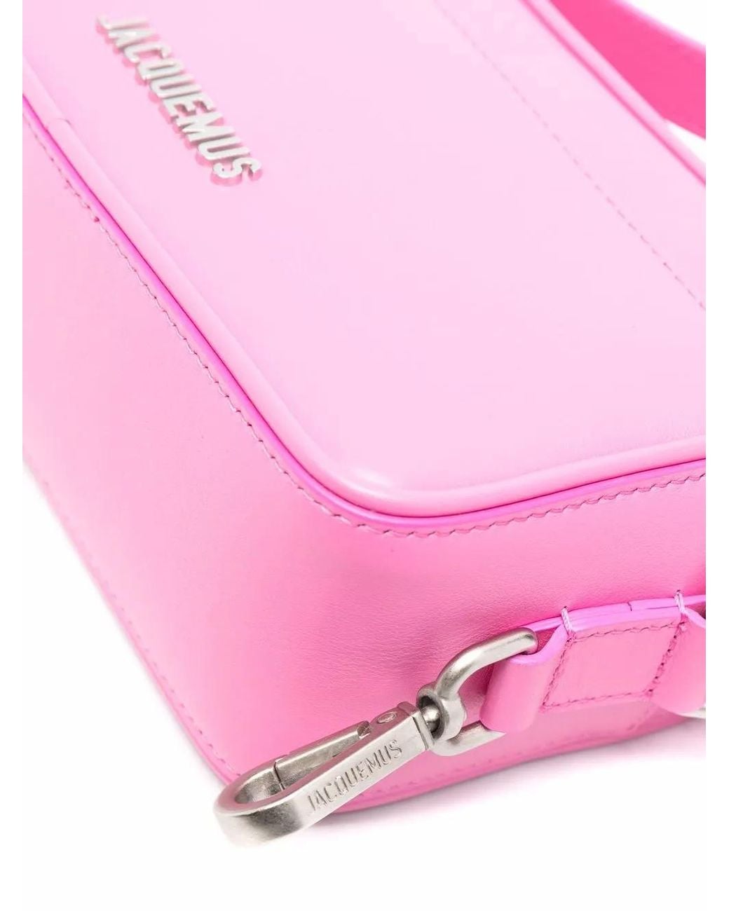 Jacquemus Pink Le Baneto Leather Crossbody Bag