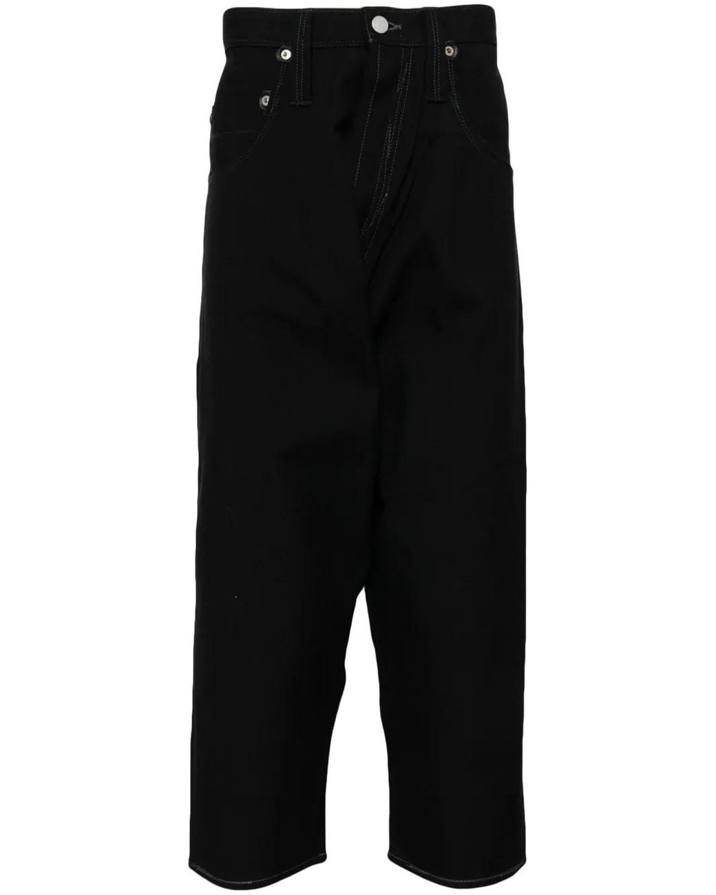 Junya Watanabe Black X Levis Drop-Crotch Trousers for men