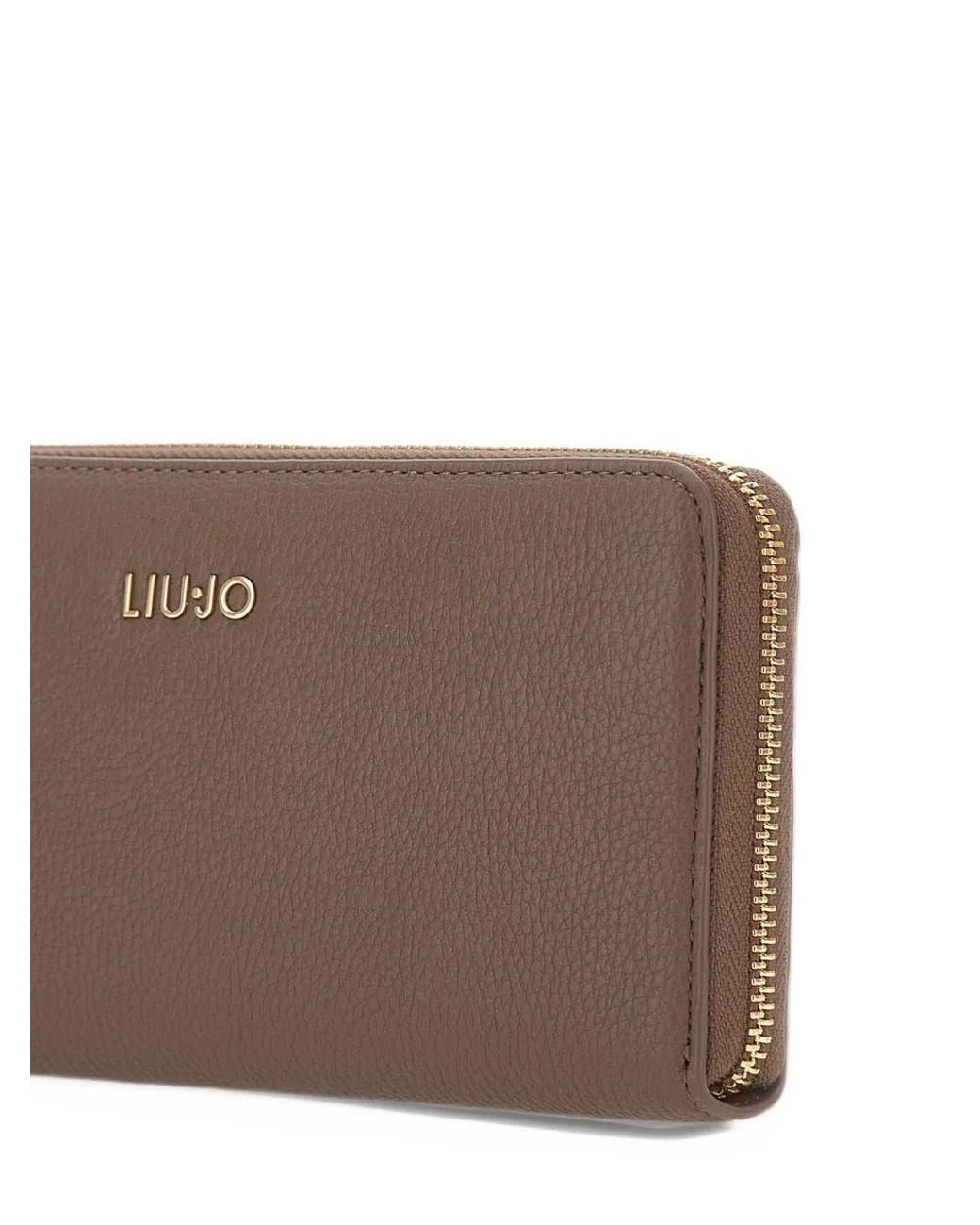 Liu Jo Brown Large Zip Wallet