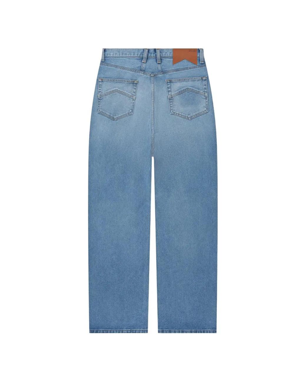 Rhude Blue Wide-Leg Jeans