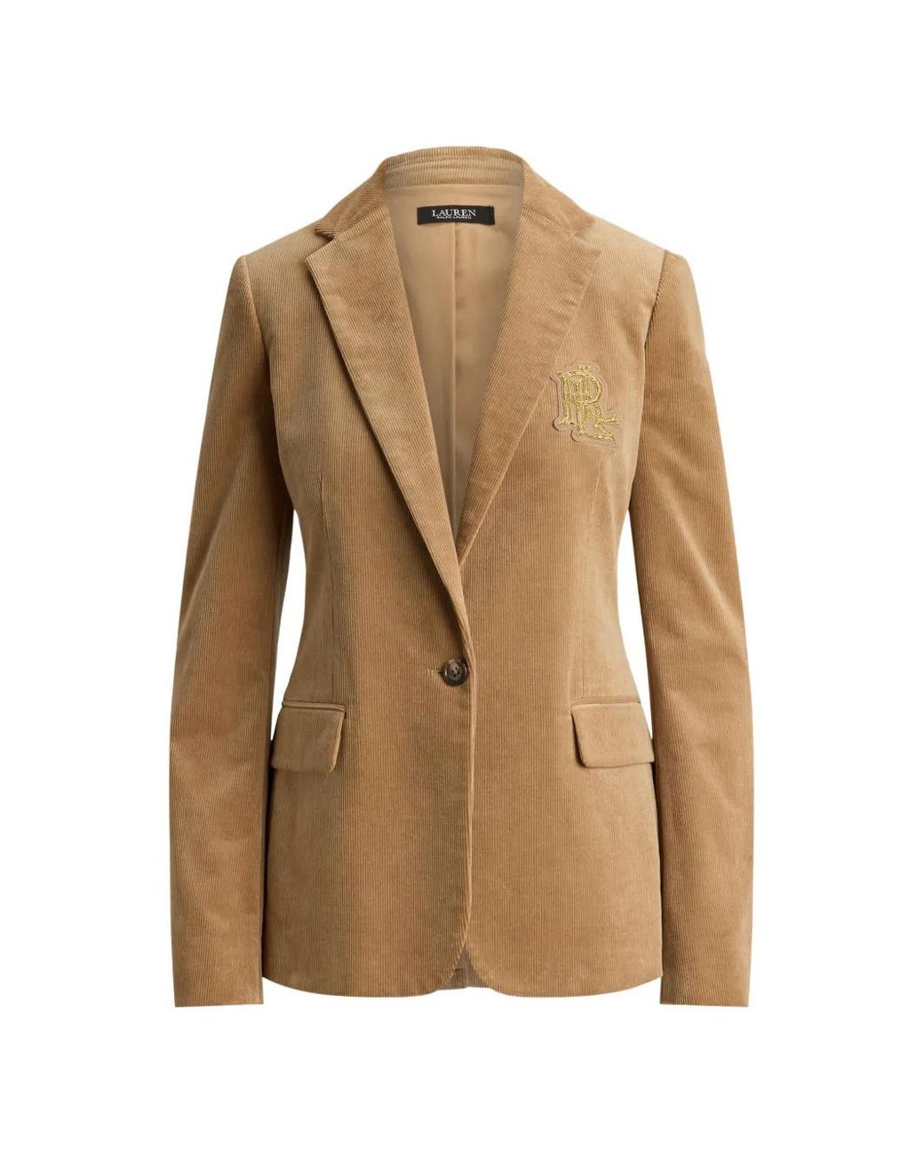 Ralph Lauren Natural Bullion Corduroy -Patch Blazer