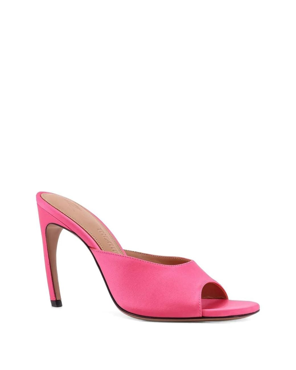 The Attico Pink Betta Rounded-Toe Sandals