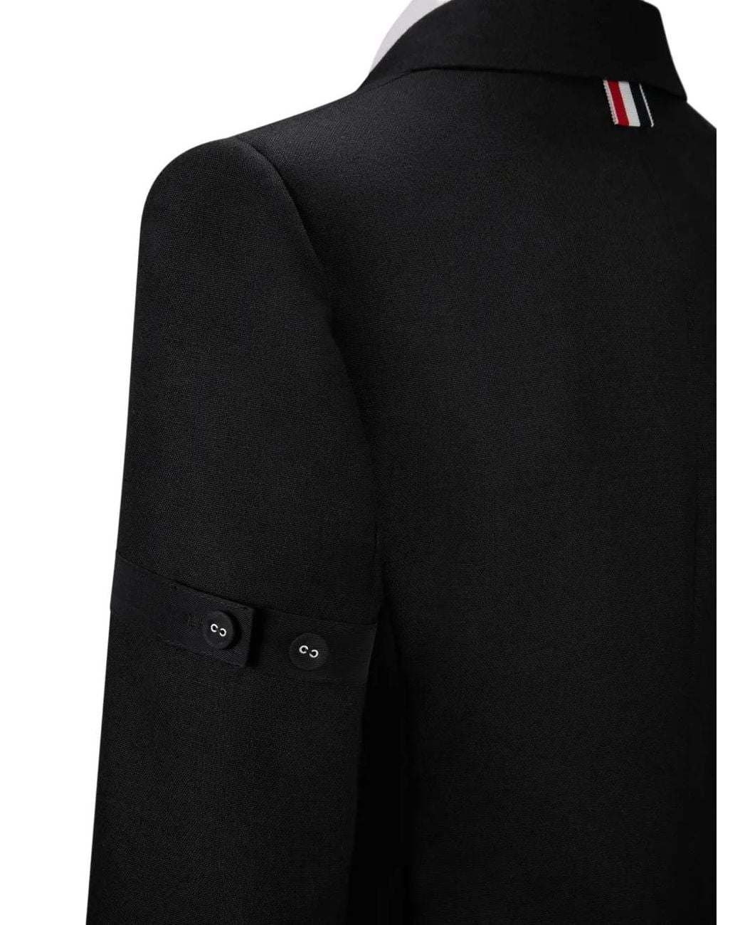 Thom Browne Black Geknöpftes Sakko