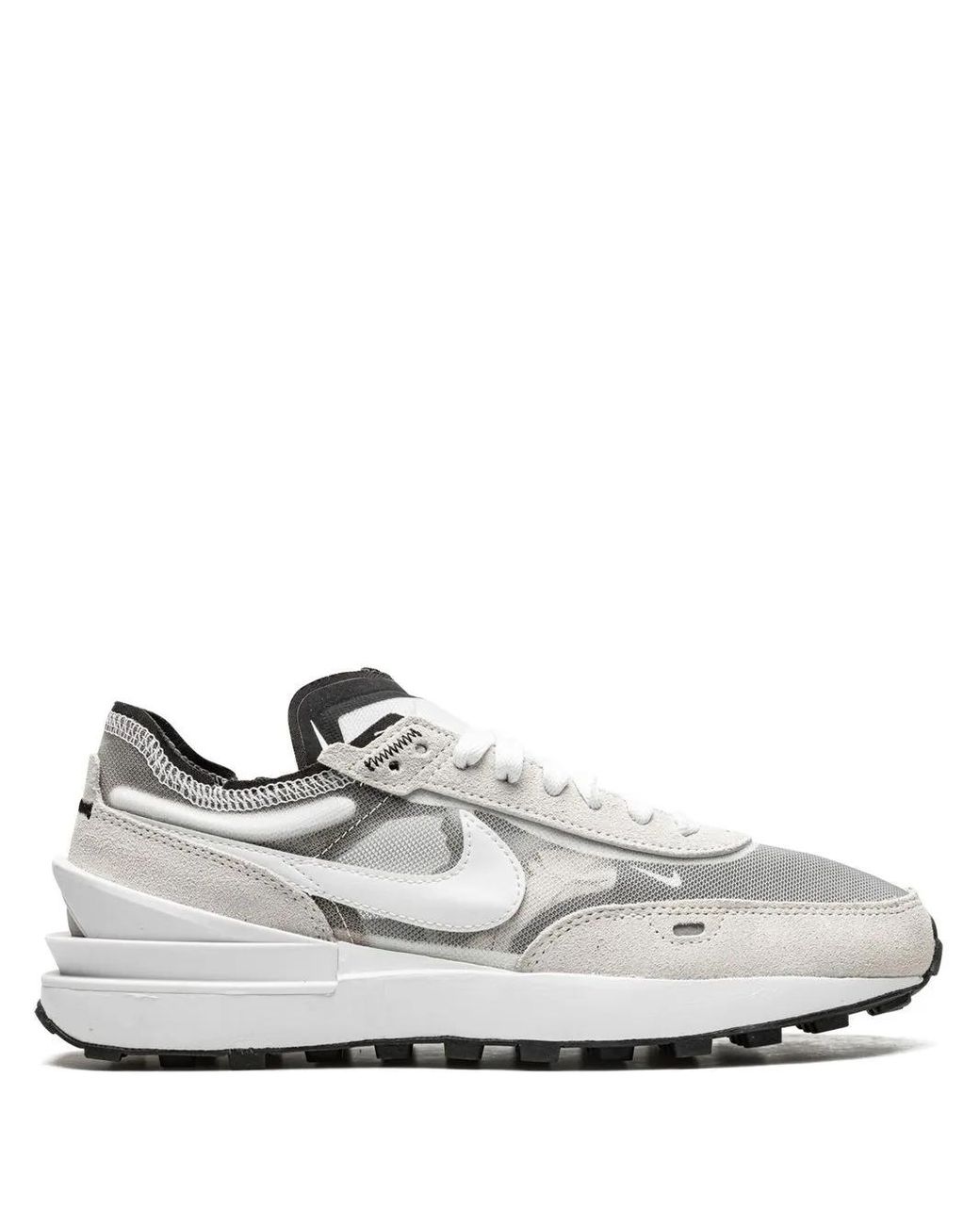 Nike White Waffle One "Cool" Sneakers