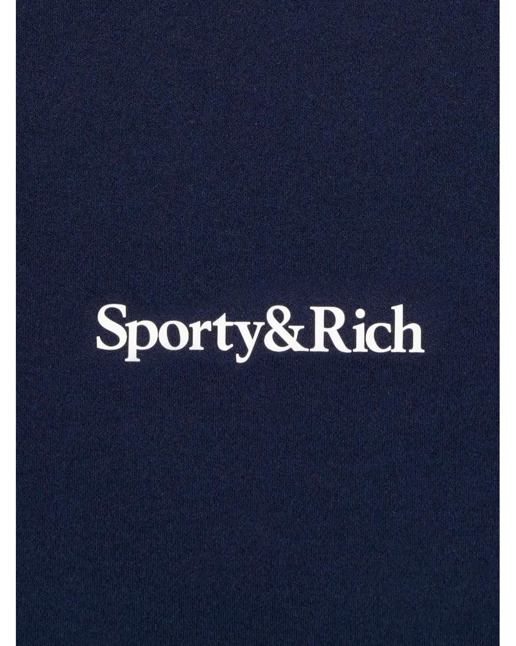 Sporty & Rich Blue V-Neck Performance Bra
