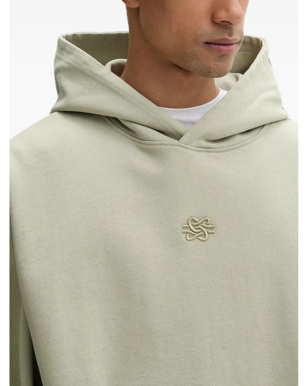 Filling Pieces Gray Kangaroo-Pocket Hoodie for men