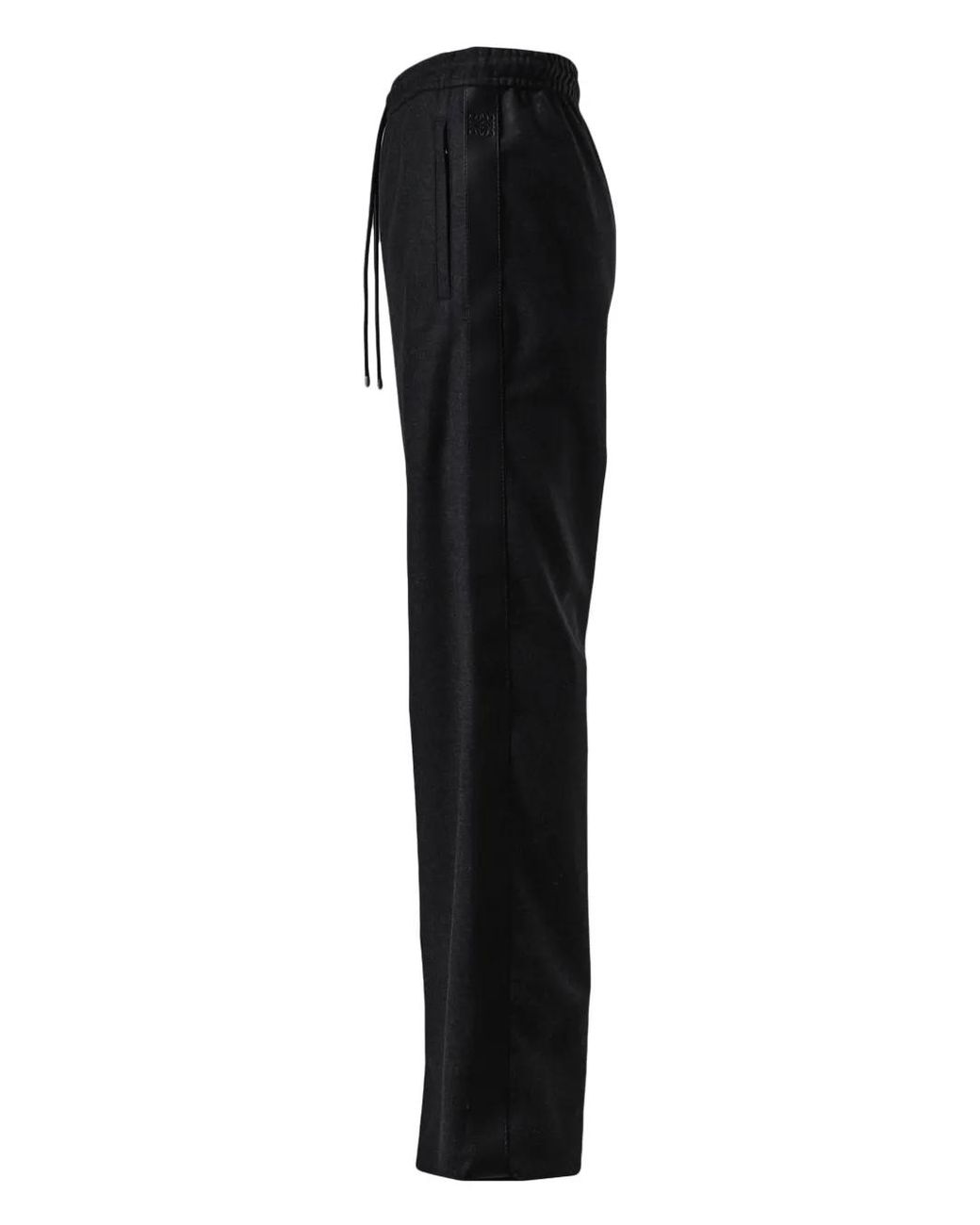 Loewe Black Drawstring Track Pants for men