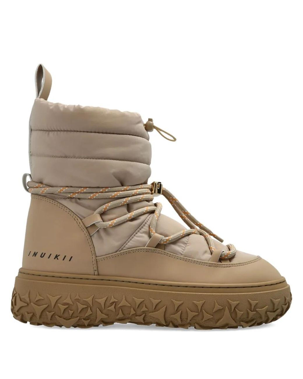 Inuikii Brown Padded Lace-Up Boots