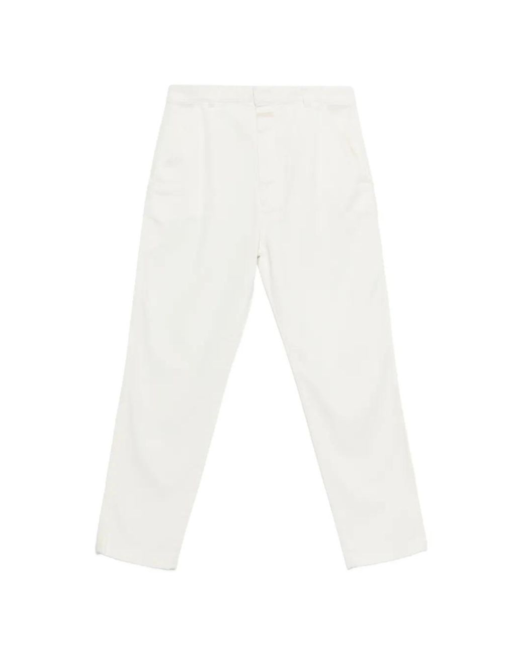 Closed White Toledo Tapered Jeans for men