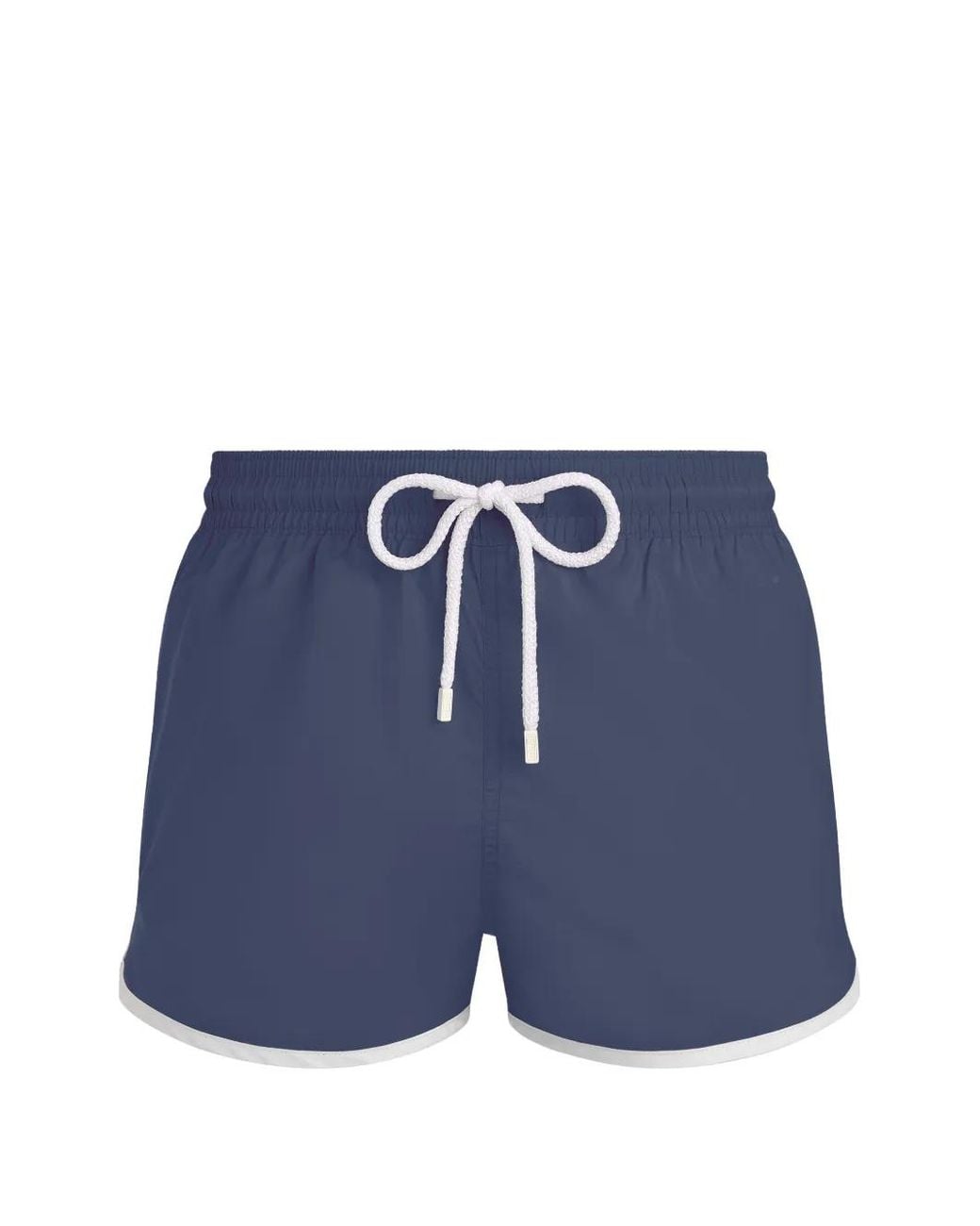 Vilebrequin Blue Drawstring Turtle-Embroidery Swim Shorts for men