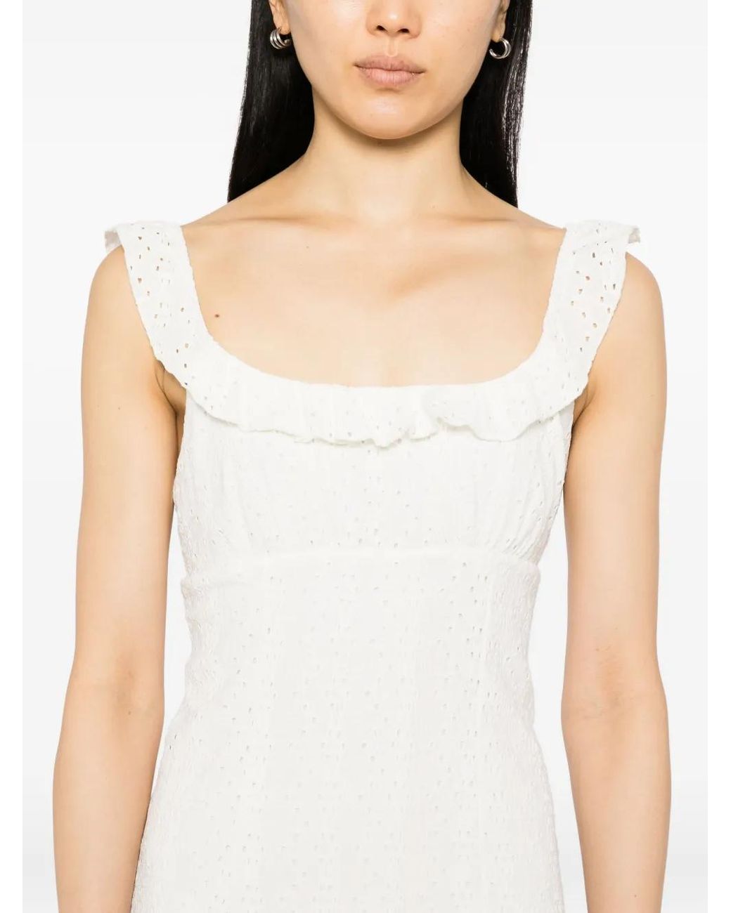 Reformation White Nora Dress