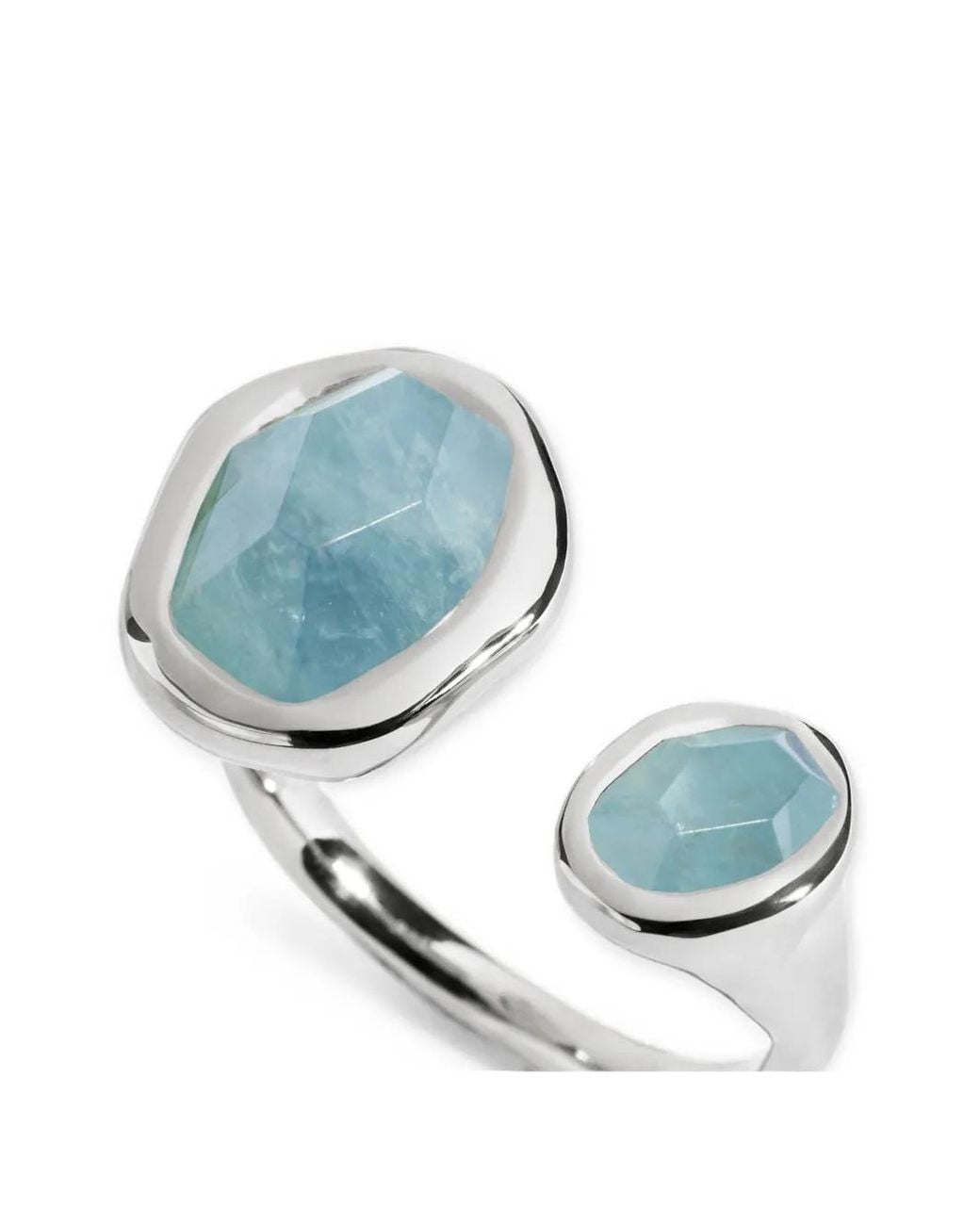 Monica Vinader Blue Mv Odyssey Gemstone Open Ring
