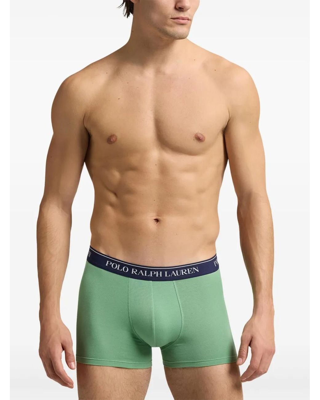 Polo Ralph Lauren Blue Logo Boxers (Set Of Three) for men