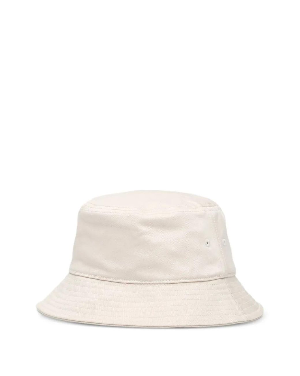Y-3 White Graphic Bucket Hat