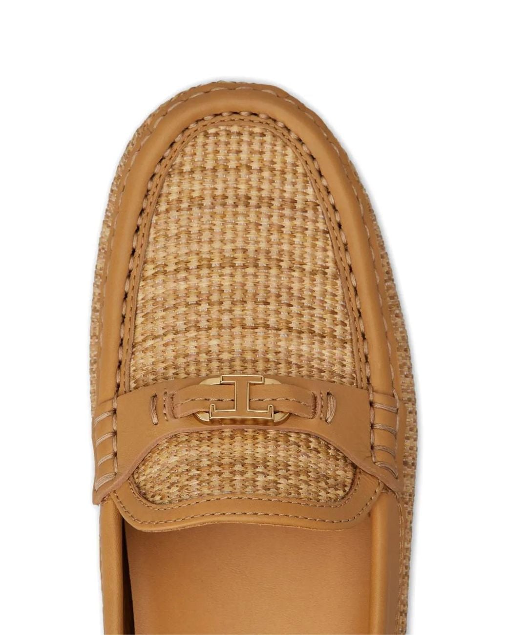 Tod's White Slip-On Donna Tomaia Tessuto