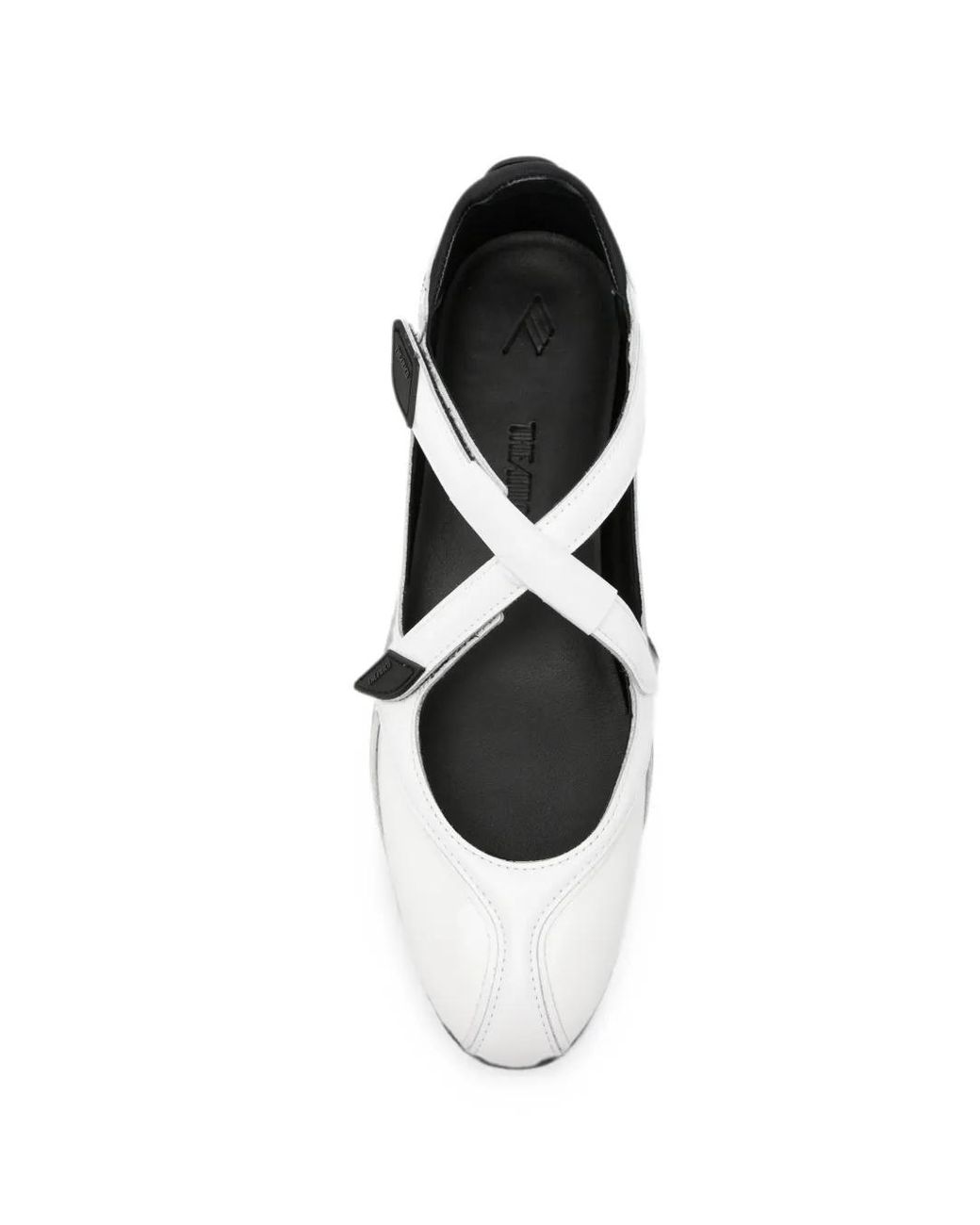 The Attico White Floor 01 Ballet Flats