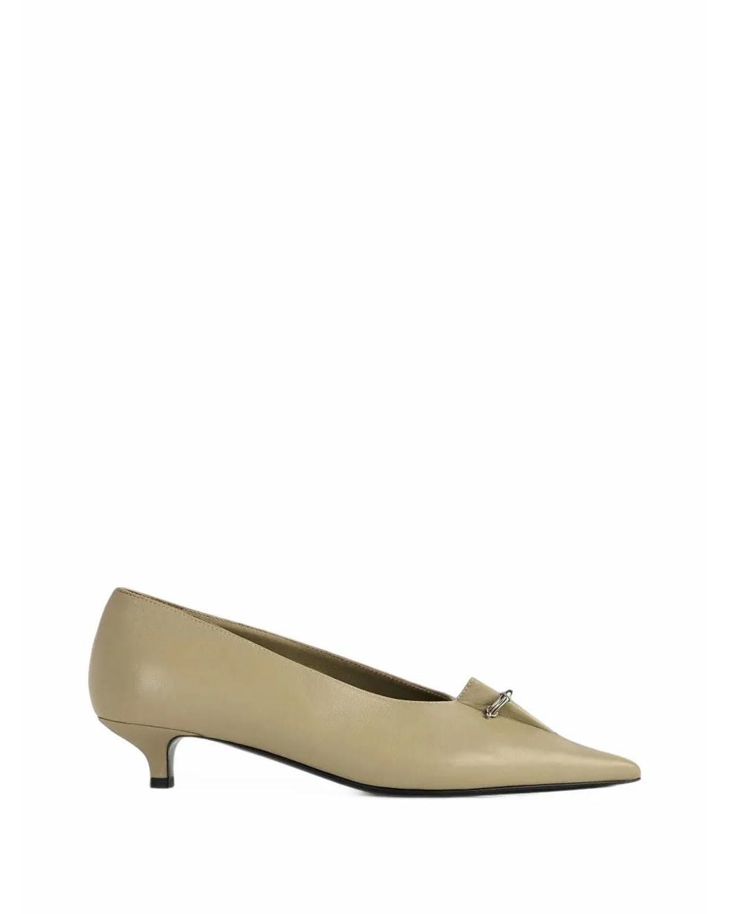 Totême Natural Pierced Nappa Pumps Cashew