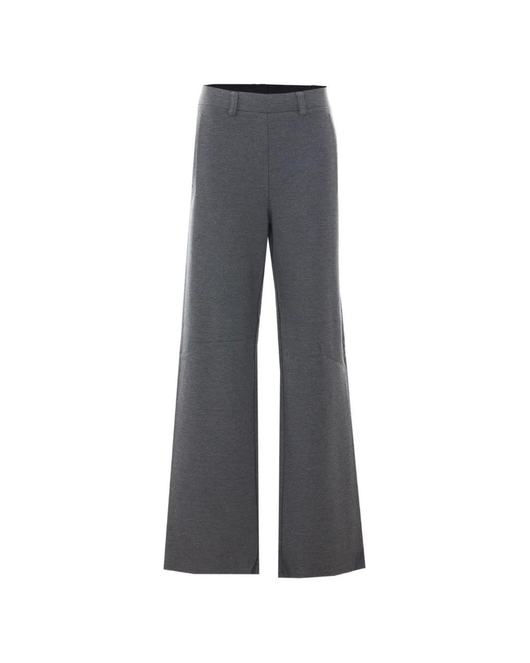 Liu Jo Gray Regular-Fit Trousers
