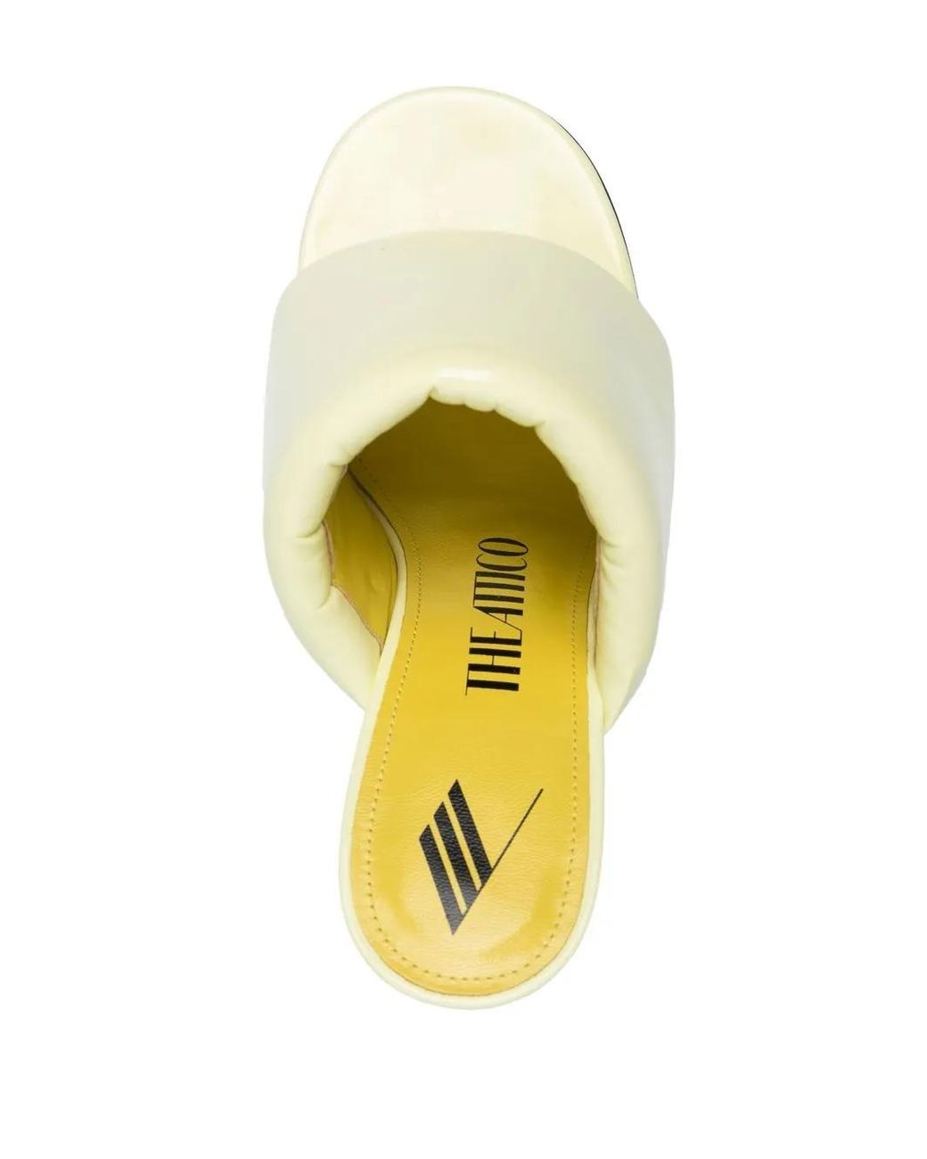 The Attico Natural Rem 120Mm Open Toe Mules