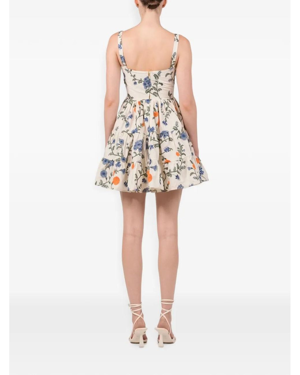 Agua Bendita White Lima Brisa Mini Dress