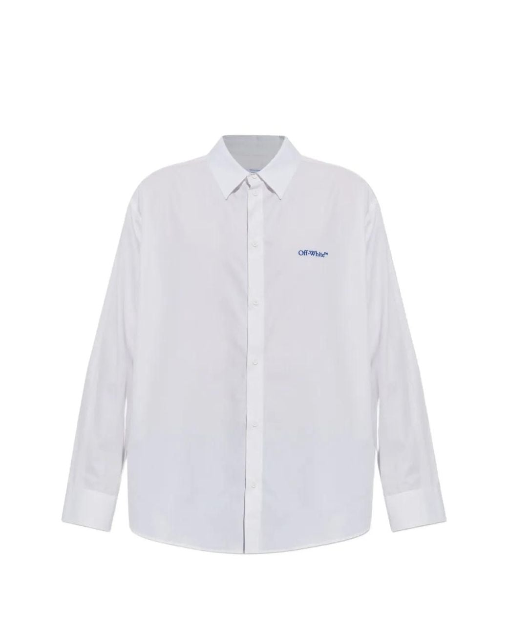 Off-White c/o Virgil Abloh White Arrows-Print Cotton Shirt for men