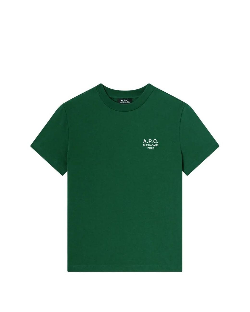 A.P.C. Green Standard Rue Madame T-Shirt for men