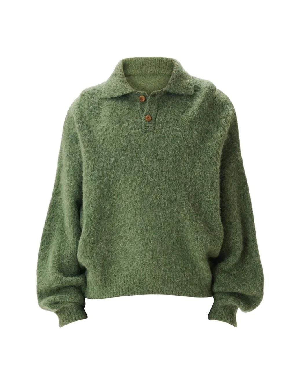 Estudio Niksen Green Pull À Col Polo for men
