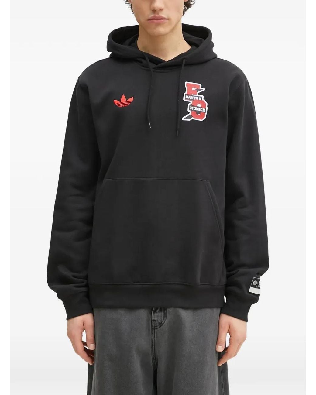 Adidas Black Fc Bayern München Hoodie for men