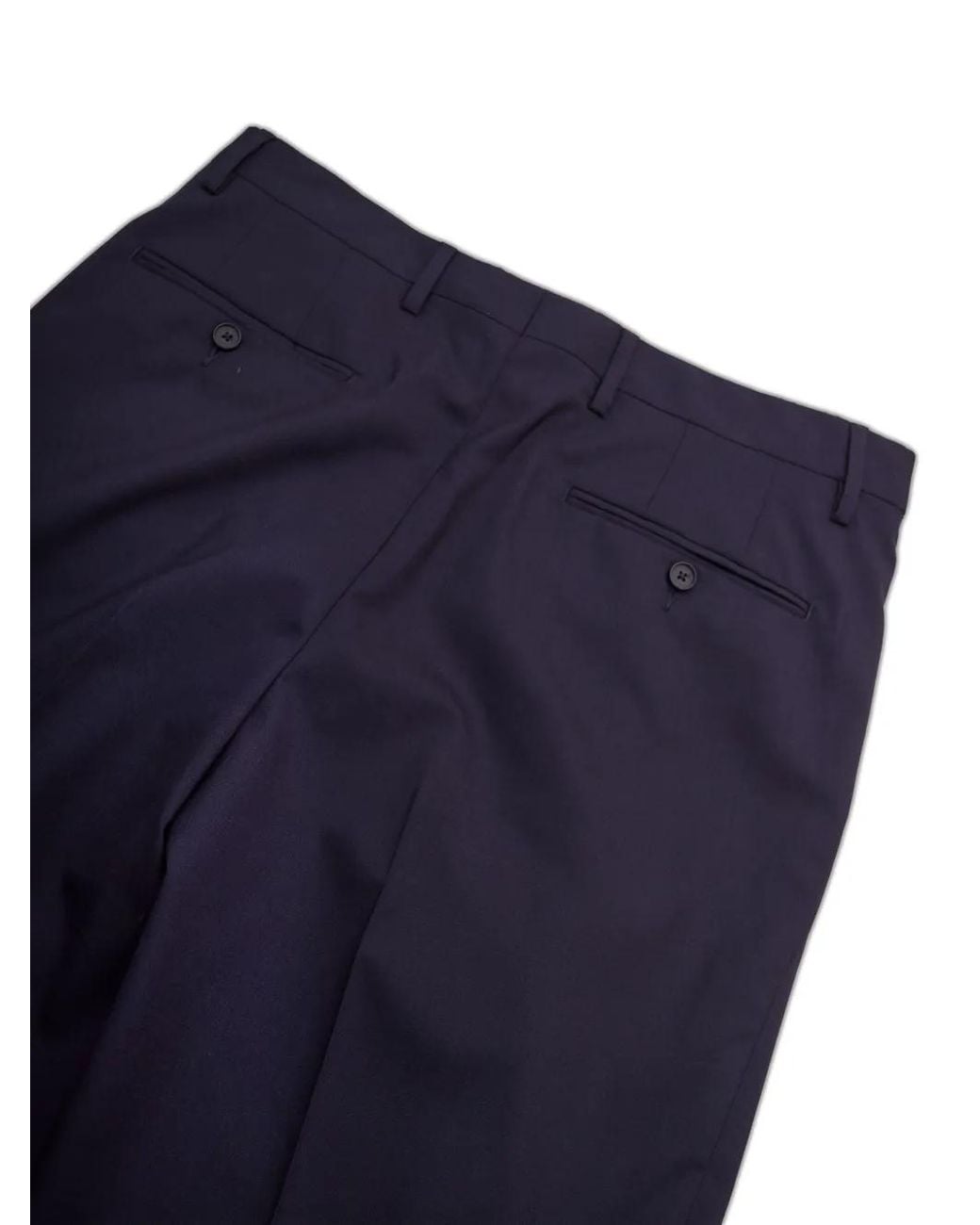 Mood Blue Relaxed-Fit Tailored Trousers for men