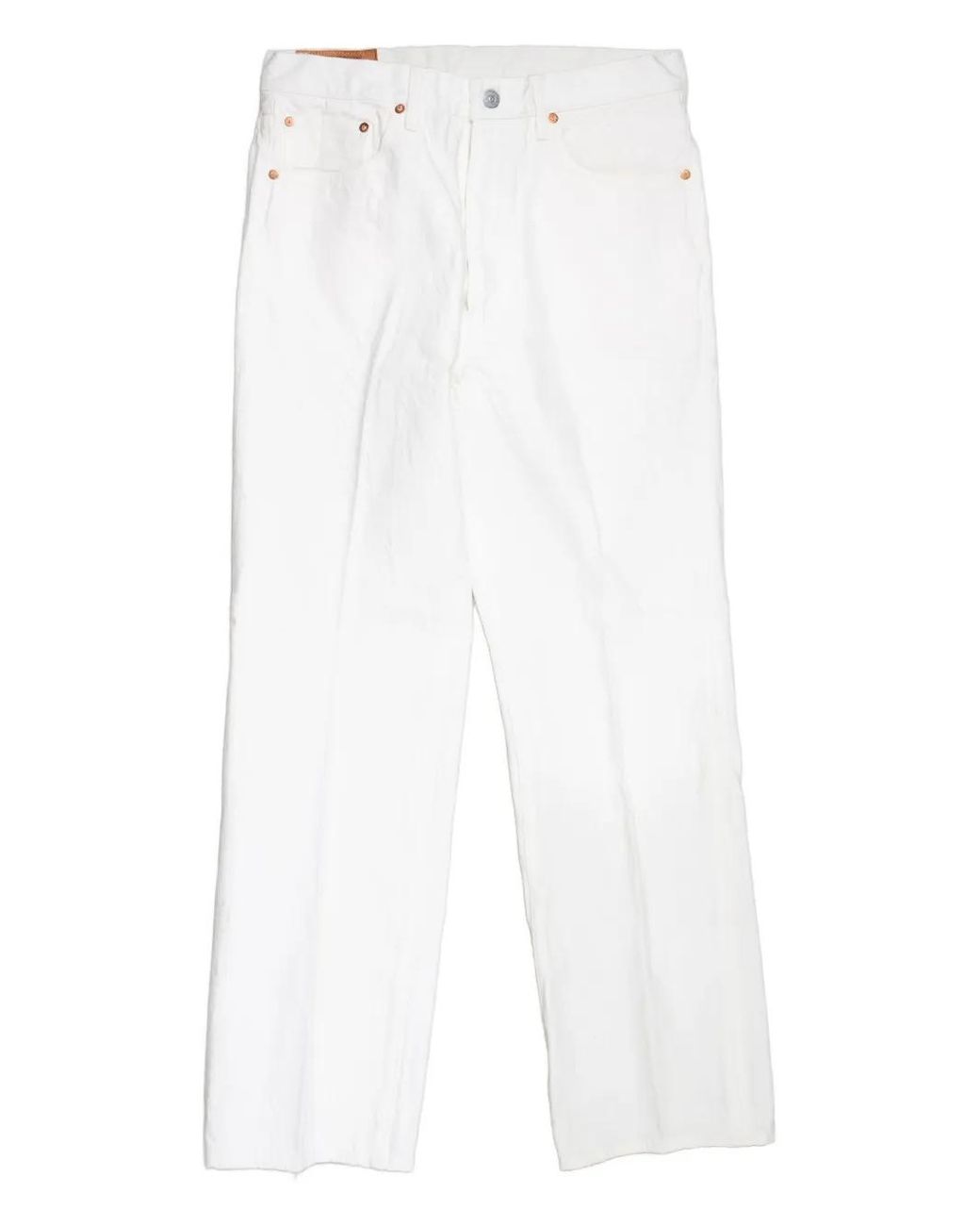 Kaptain Sunshine White Skate Shoecut Jeans for men