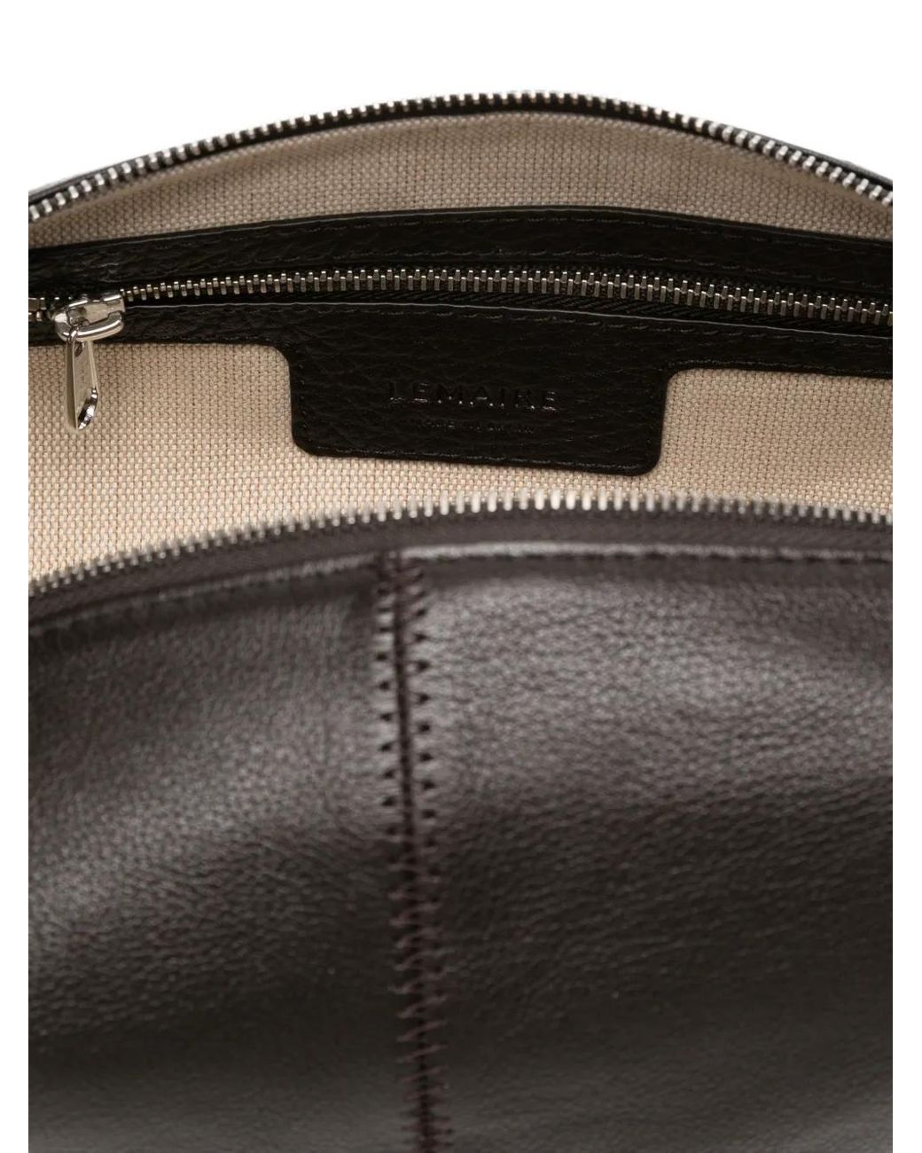 Lemaire Black Mini Quiver Clip Bag