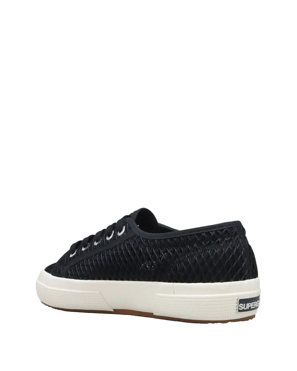 Superga White 2750 Mesh Sneakers