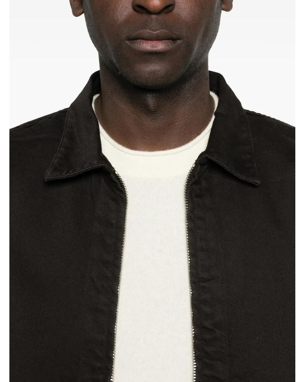 NN07 Black Veste Petrus À Fermeture Zippée for men