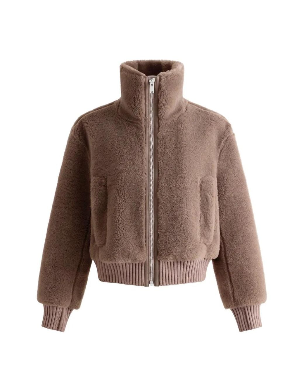 Fusalp Brown Melsy Fleece-Texture Jacket