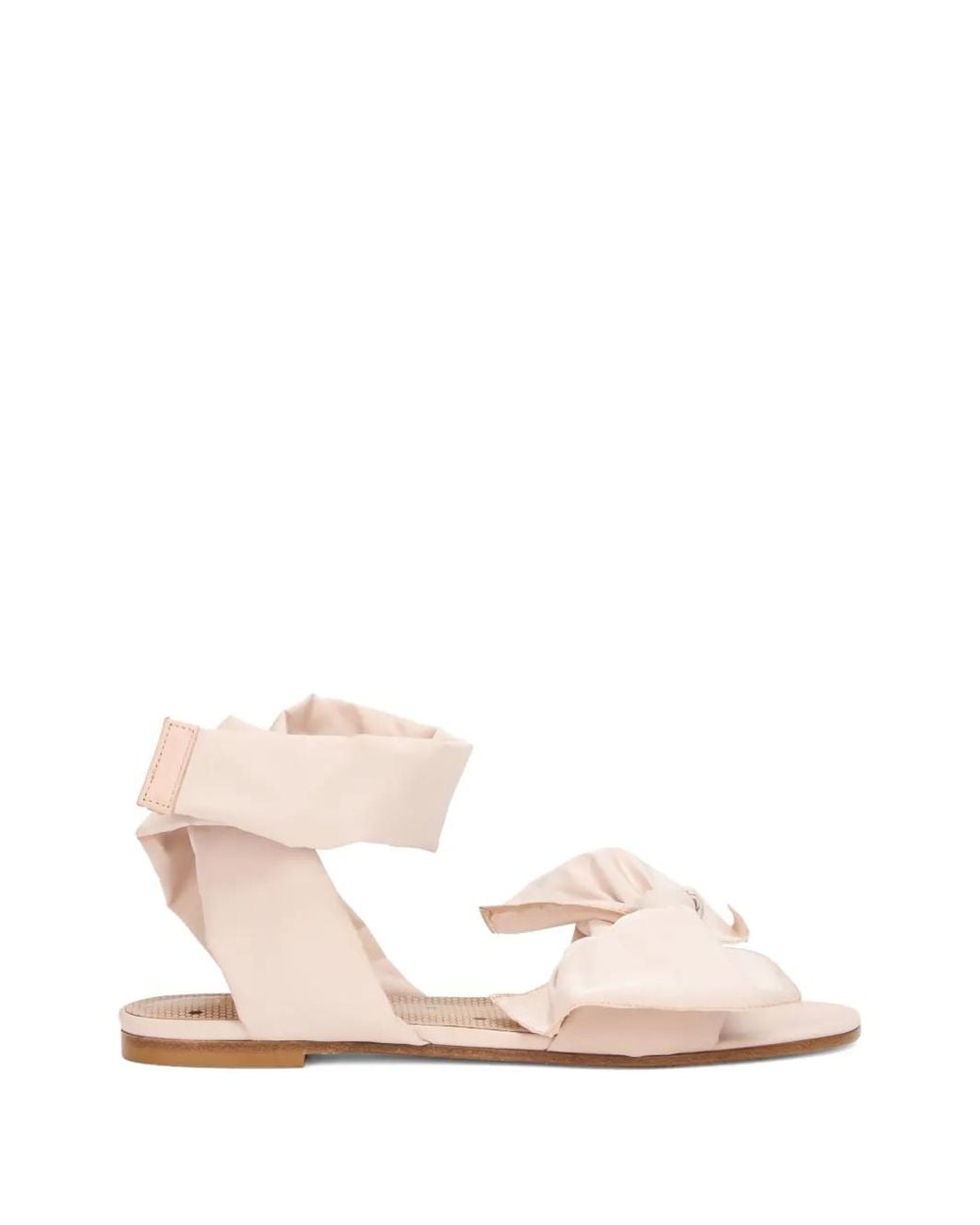 Red(v) Pink Bow-Motif Sandals
